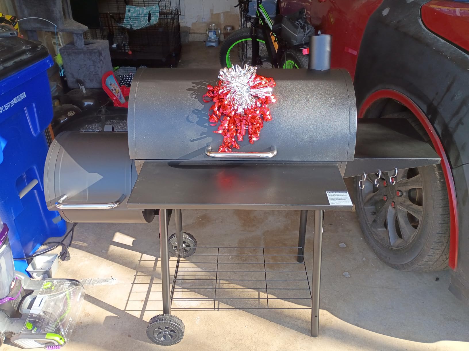 Royal Gourmet CC1830S BBQ Charcoal Grill and Offset Smoker | 823 Square Inch cooking surface, Outdoor for Camping | Black customer photo 2