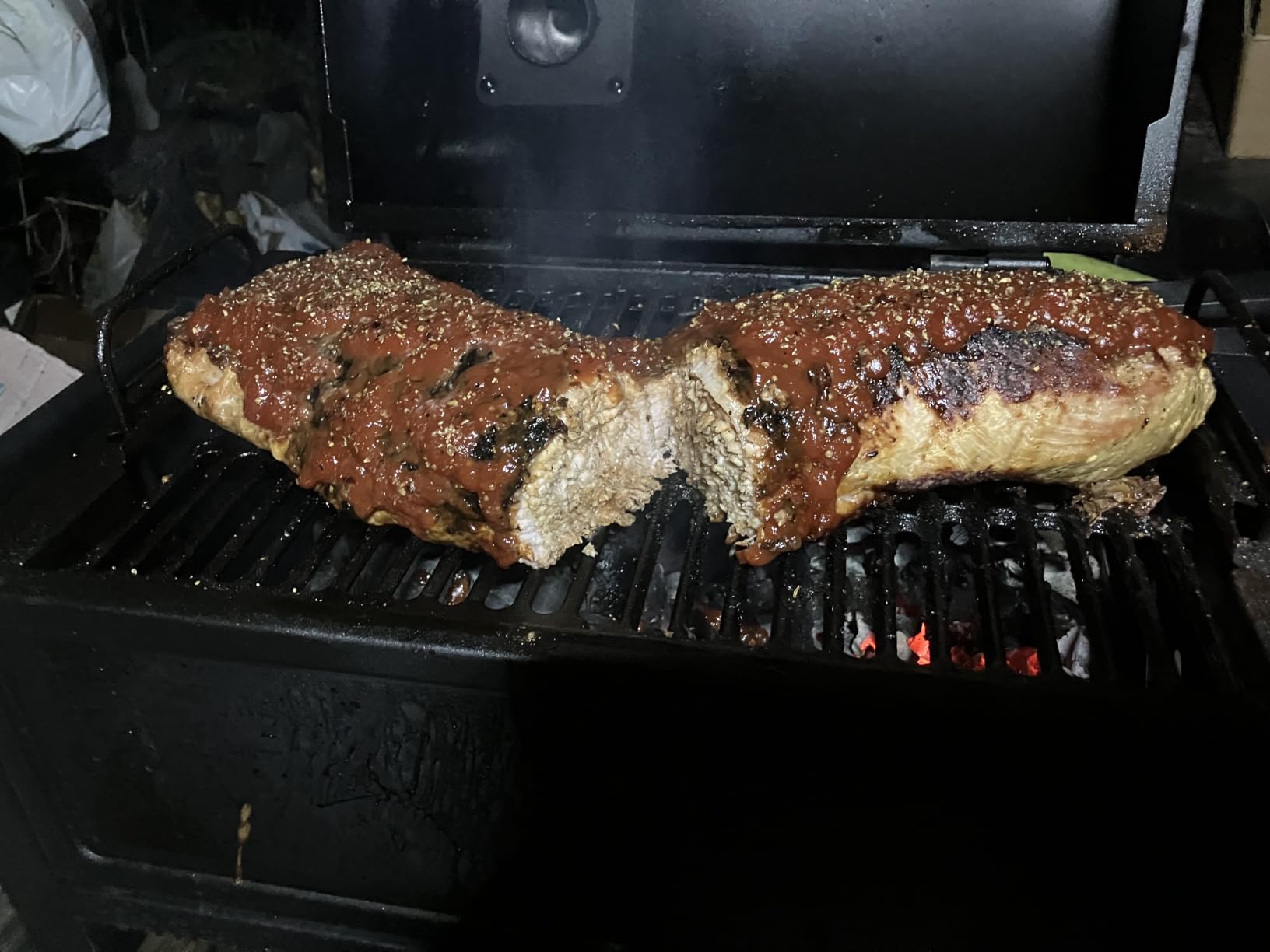 Oklahoma Joe's Rambler Portable Charcoal Grill with 218 sq. in. Cooking Area in Black customer photo 2