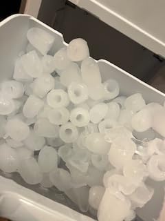 Frigidaire Countertop Portable, 26 lb per Day Nugget Ice Maker Machine (Red Stainless Steel) customer photo 2