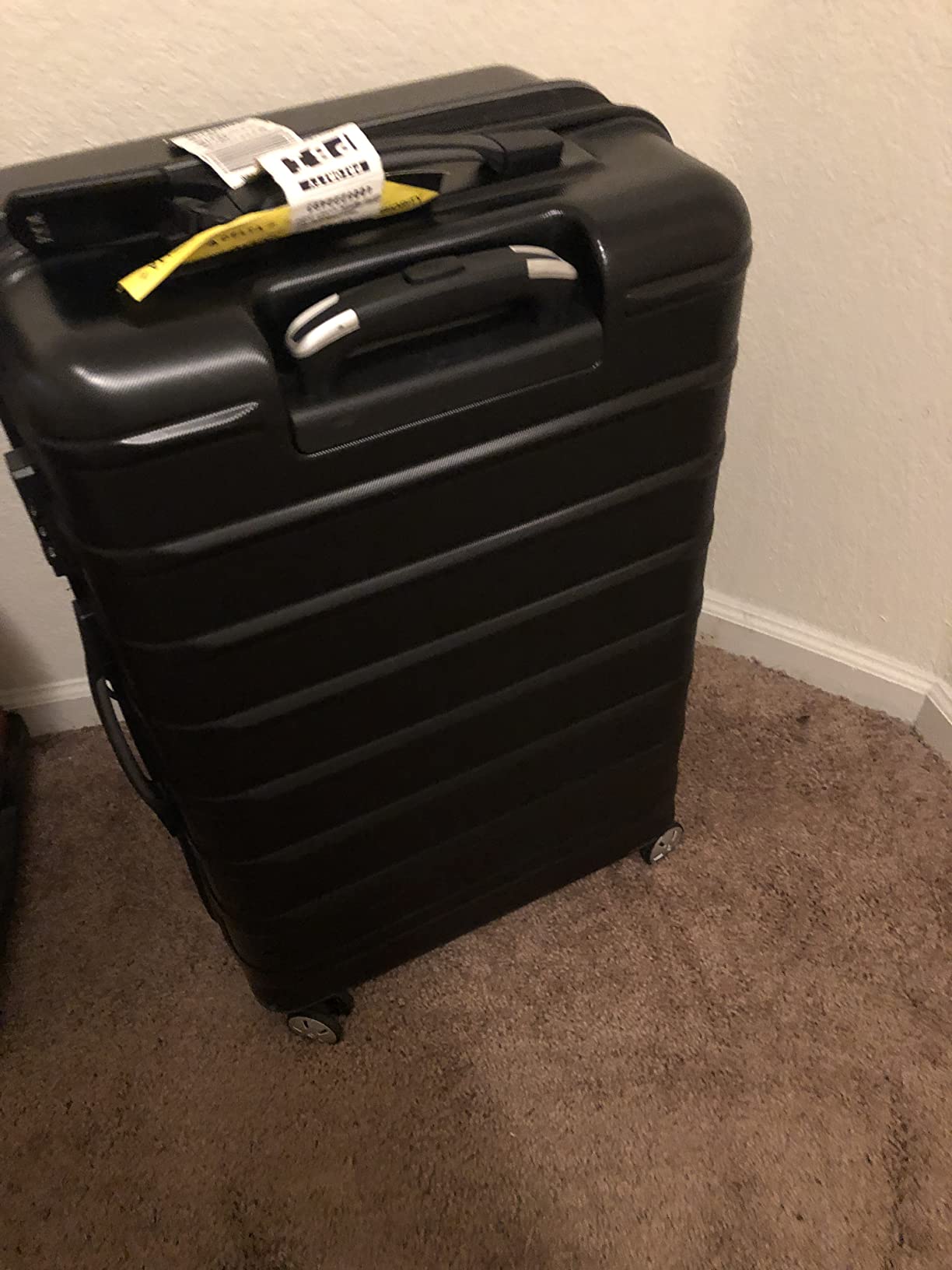 Samsonite Omni 2 Hardside Expandable Spinner Wheel Luggage, Checked Medium 24 in, Nova Teal customer photo 1
