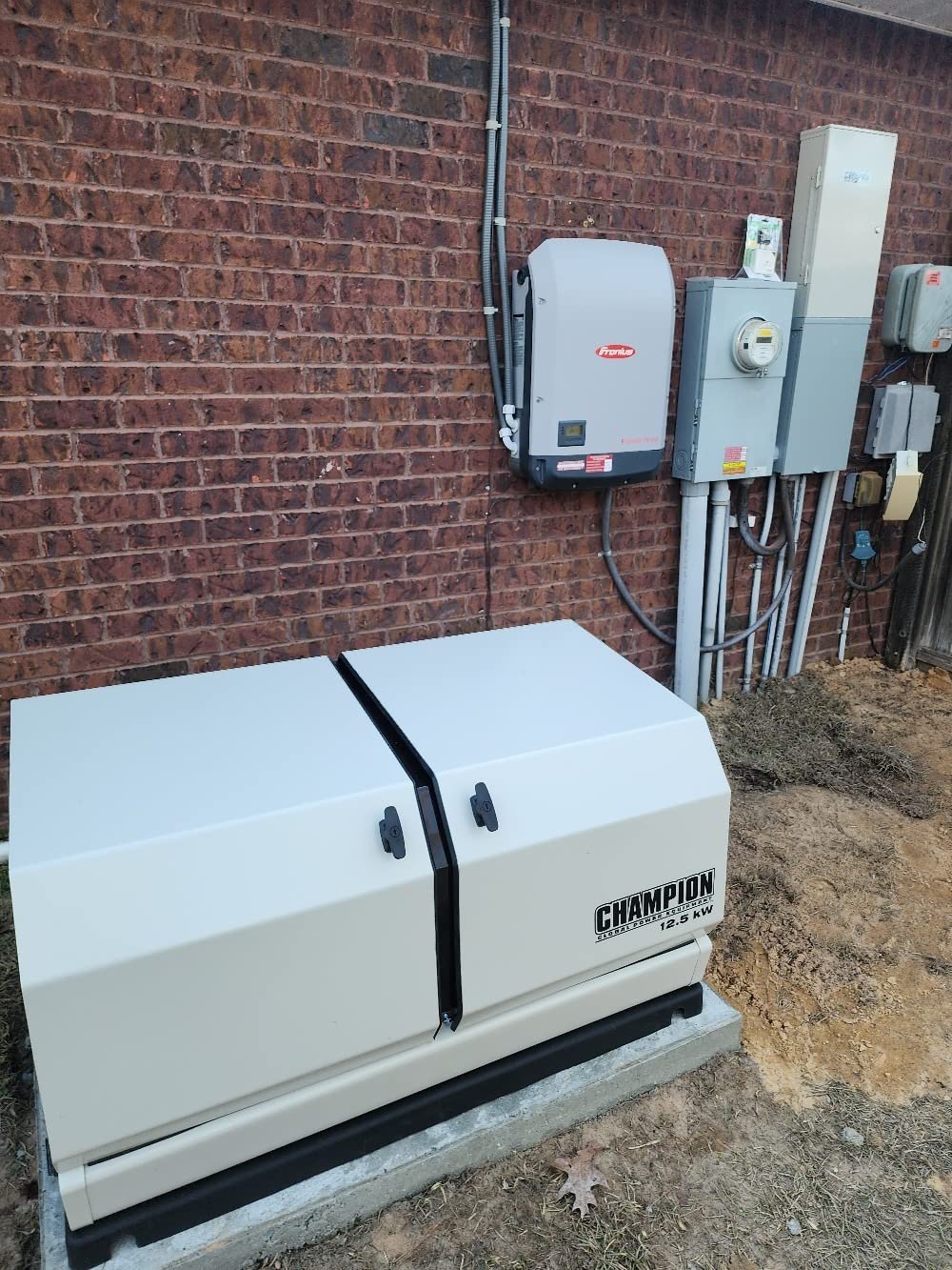 Champion 100837 14kW Home Standby Generator System with 200-Amp aXis Automatic Transfer Switch customer photo 2