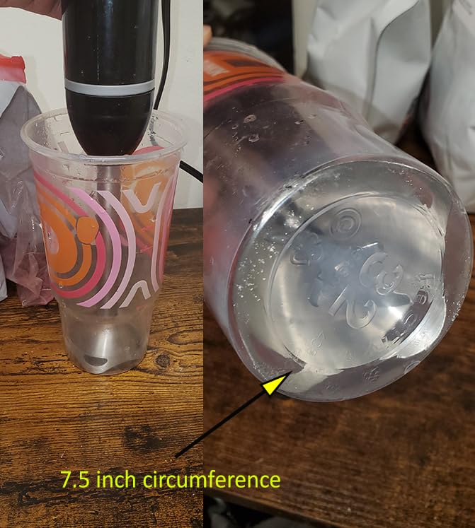 Bonsenkitchen Hand Blender, Immersion Blender with 2 Mixing Speed, Electric Handheld Mixer Portable Stick Mixer with Stainless Steel Blades for Soup, Smoothie, Puree, Baby Food customer photo 1