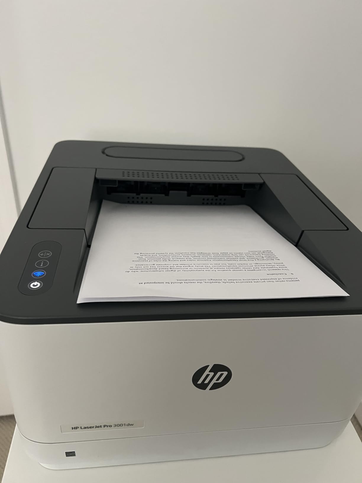 HP Laserjet Pro 3001dw Wireless Black & White Printer, Best-for-Office customer photo 1