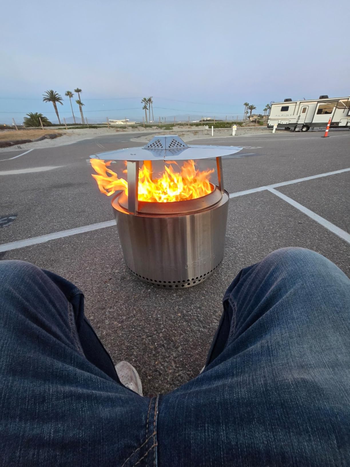 Solo Stove Yukon 27 Inch Smokeless Fire Pit with Removable Ash Pan - Wood Burning Portable Stainless Steel Outdoor Fireplace, Stainless Steel, Ideal for 6 or More People customer photo 1