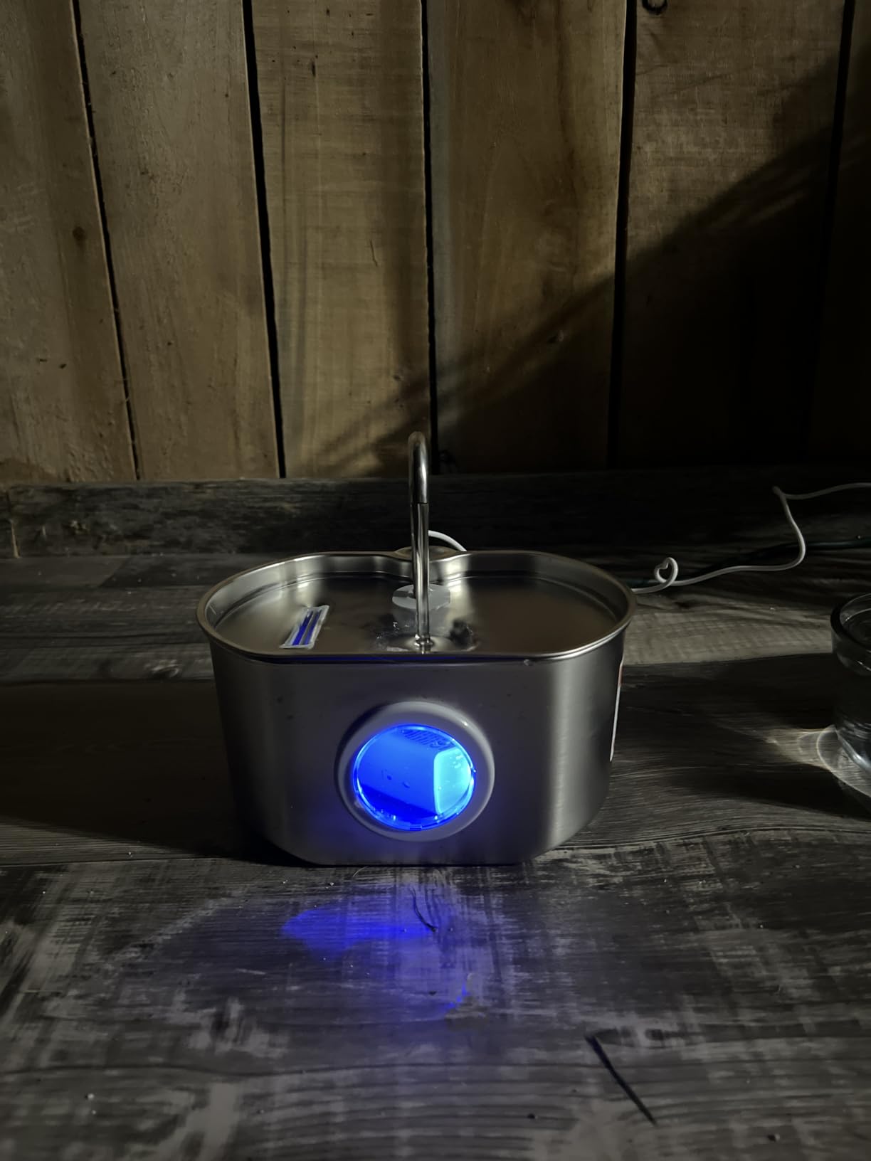 Cat Water Fountain Stainless Steel: 108oz/3.2L Cat Fountain for Drinking | Pet Water Fountain Inside - Automatic Dog Watering Dispenser Bowl - Pet Feeding & Watering Supplies - Water Level Window customer photo 2