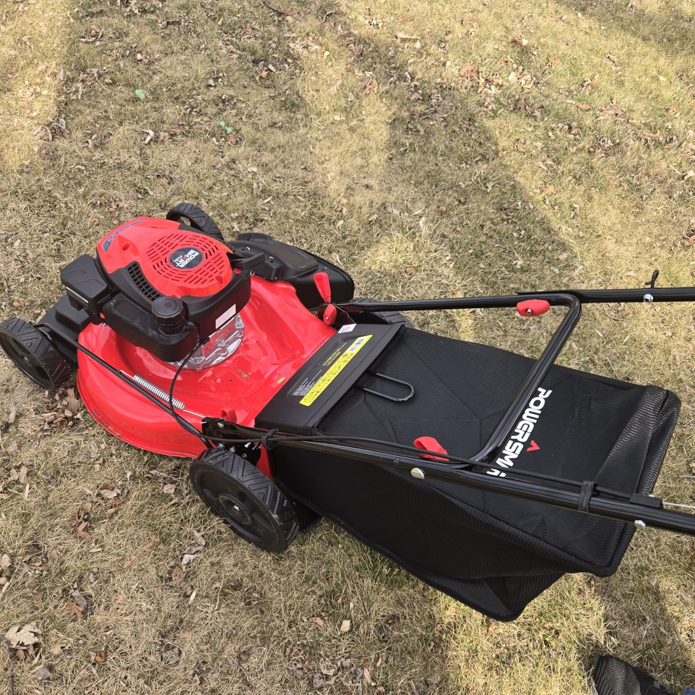 PowerSmart EasyGlide 21-Inch Gas Lawn Mower, 144cc 4-Stroke OHV Engine, Push Walk-Behind, 3-in-1 Mulch/Bag/Side Discharge, Steel Deck, 6 Height Adjustment customer photo 2