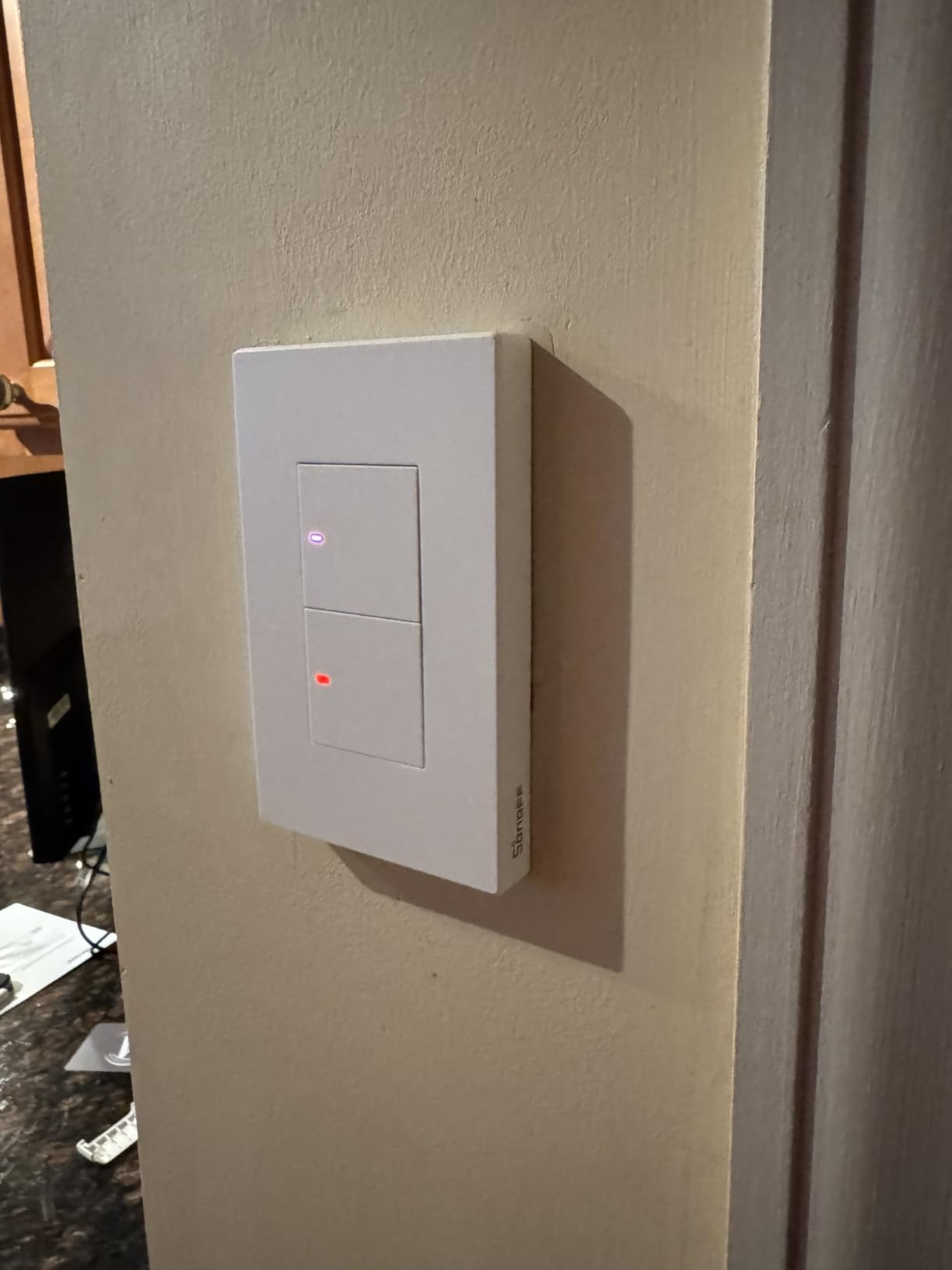 SONOFF Matter Smart Light Switch, 2.4GHz WiFi Light Switch, Neutral Wire Required Smart Switches for Lights, Interruptor Inteligente Compatible with Alexa and Google Home, 2 Gang M5-2C-120W customer photo 1