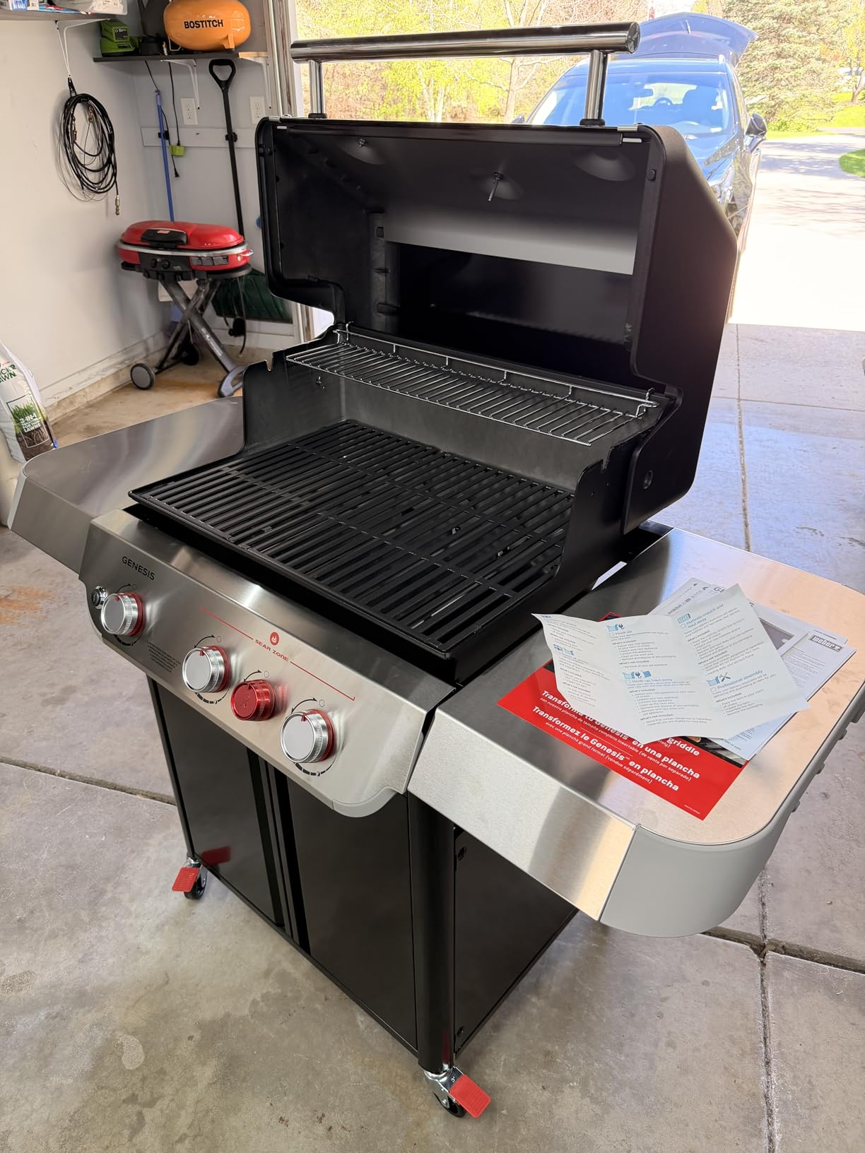 Weber Genesis E-325 Liquid Propane Gas Grill for Outdoor Cooking, 3 Burners, Black customer photo 1