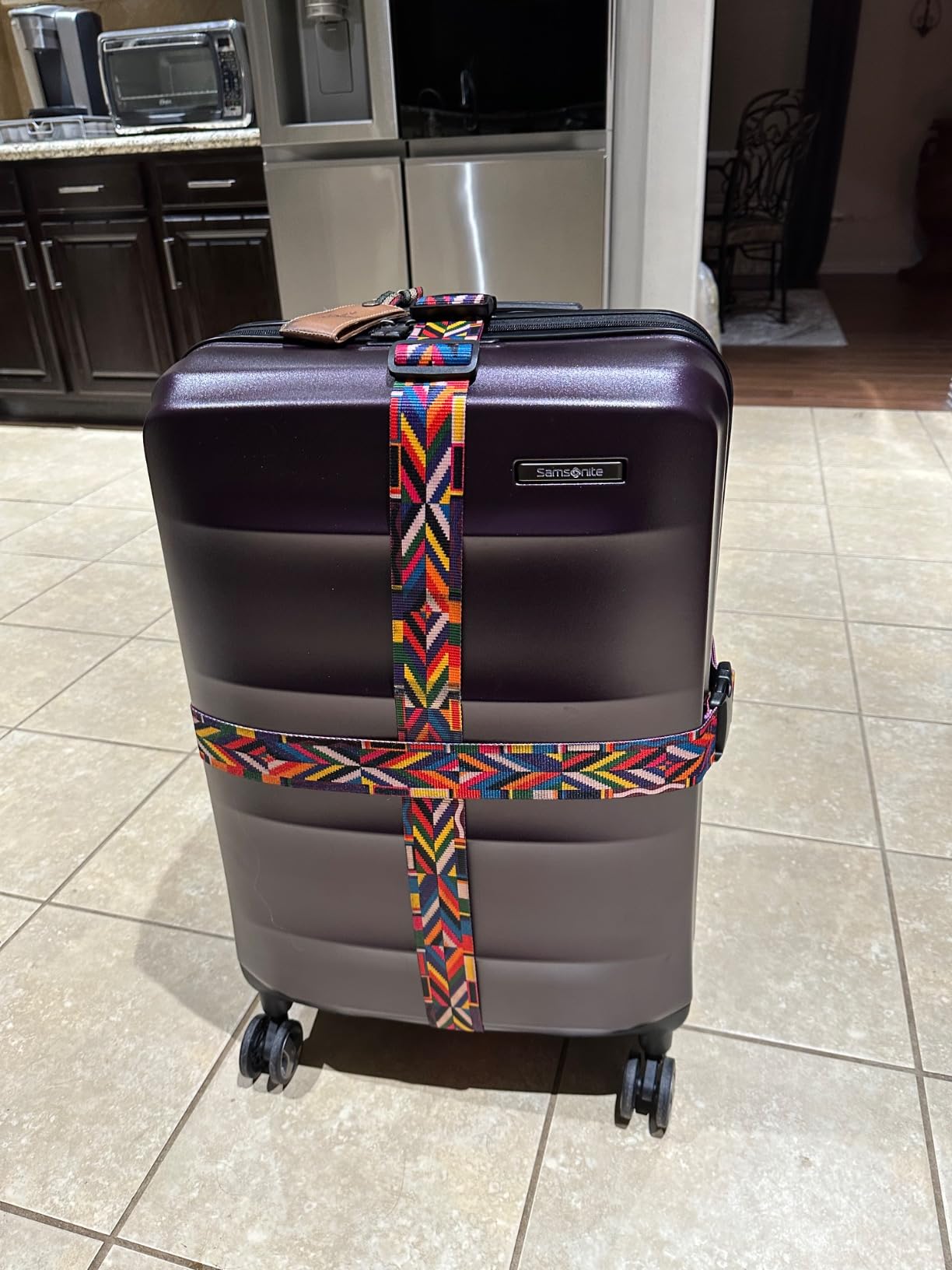 Samsonite Octiv Lightweight Hardshell 28-Inch Large Checked Luggage - Durable & Impact Resistant, 360° Aero Trac Spinner Wheels, Adjustable Telescopic Handle, Expandable, TSA Approved Lock - Black customer photo 2