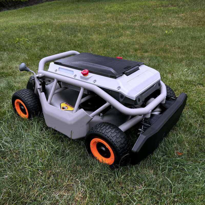 Mowrator S1 4WD 12Ah Remote Control Lawn Mower, All-Season Yard Care, 75% (37) Slope Climbing, 21