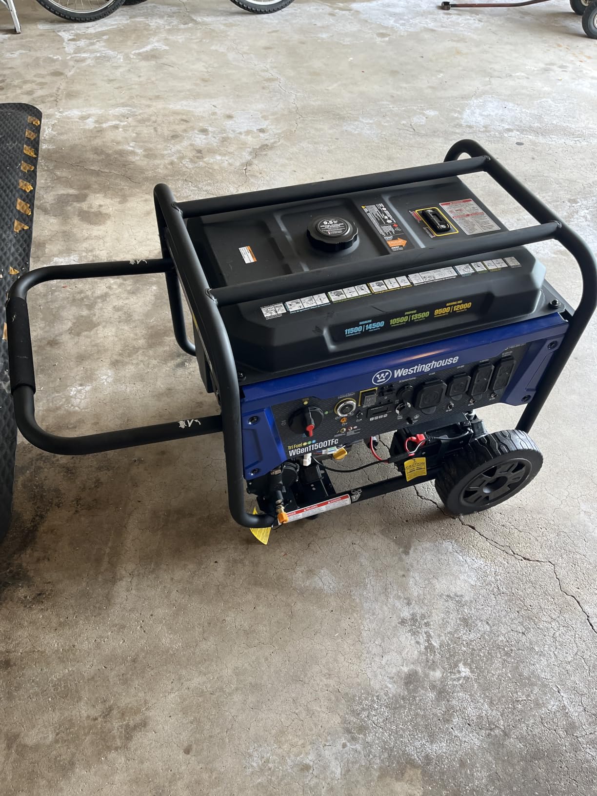 Westinghouse 14500 Peak Watt Dual Fuel Home Backup Portable Generator, Remote Electric Start, Transfer Switch Ready, Gas and Propane Powered customer photo 1