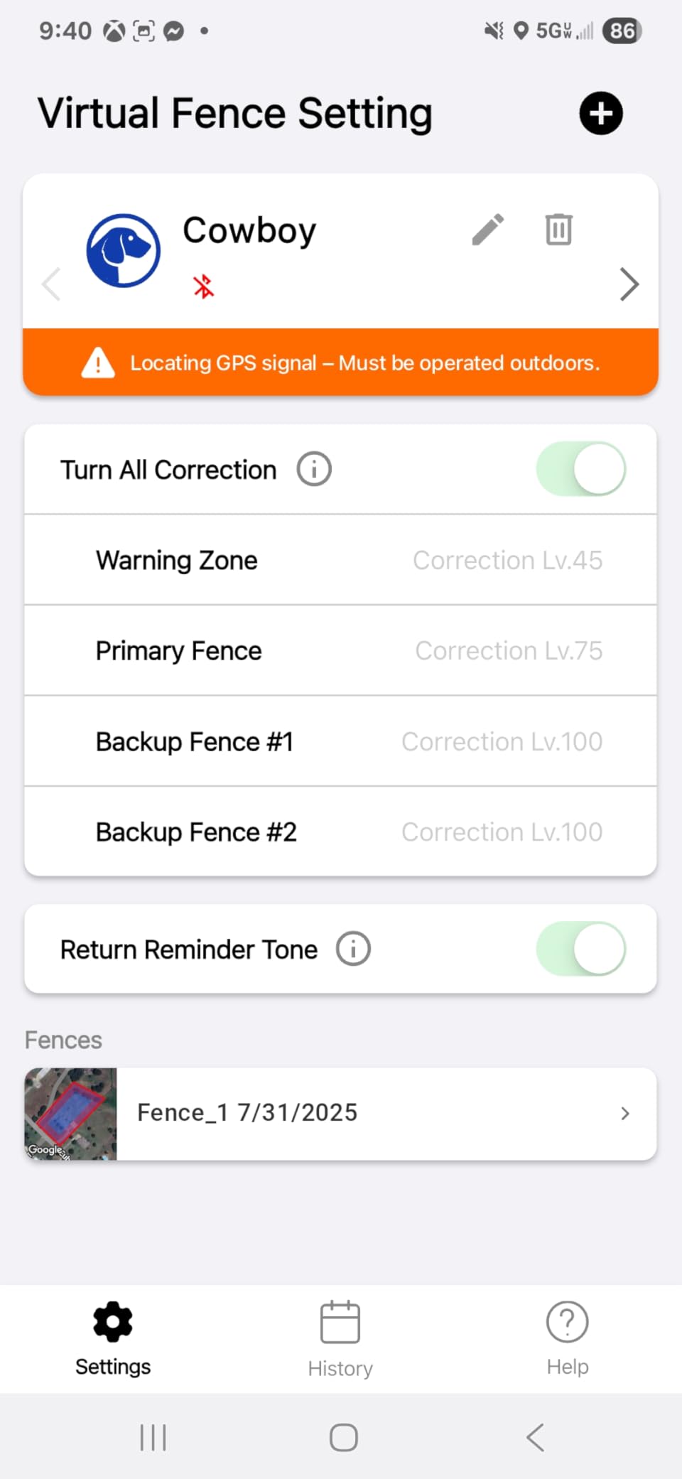 Dogtra GPS Fence - No Subscription, Custom Wireless Dog Fence with App, Smart Guidance & Return Reminder Tone/Vibration/Correction, IPX9K Waterproof Rechargeable Collar customer photo 2