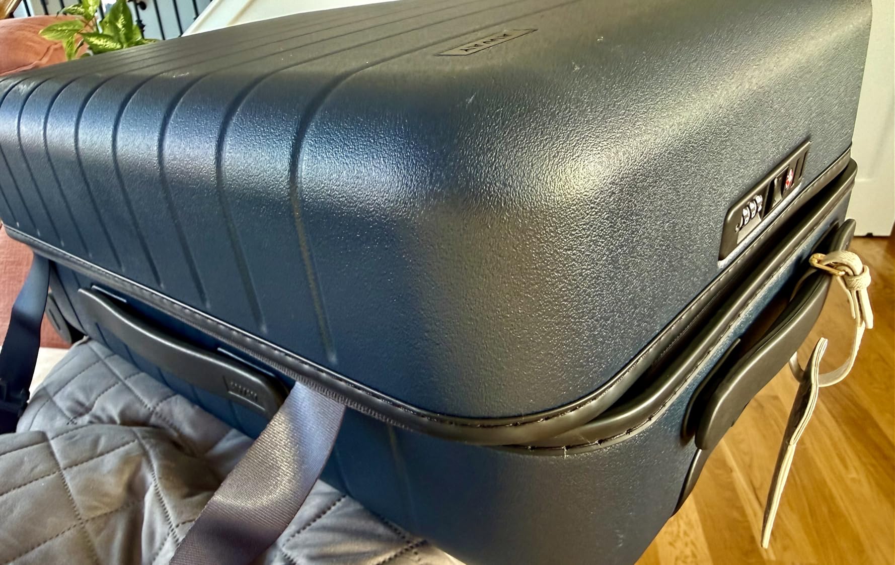Away Bigger Carry-On Luggage - 23-Inch Lightweight Hardside Suitcase with 360 Spinner Wheels, Interior Compression System, TSA-Approved Lock - Salt White Matte customer photo 2