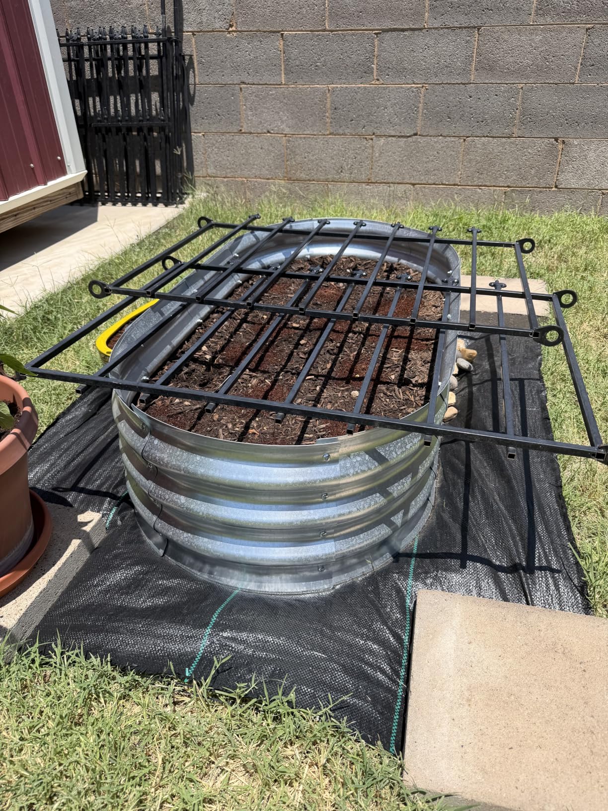 Galvanized Raised Garden Bed Outdoor, 4x2x1ft(2Pack) Metal Heavy Duty Planter Boxes for Gardening, Easy Assemble Bottomless Small Oval Plant Container Kit for Vegetable, Flower, Fruit, Silver customer photo 2