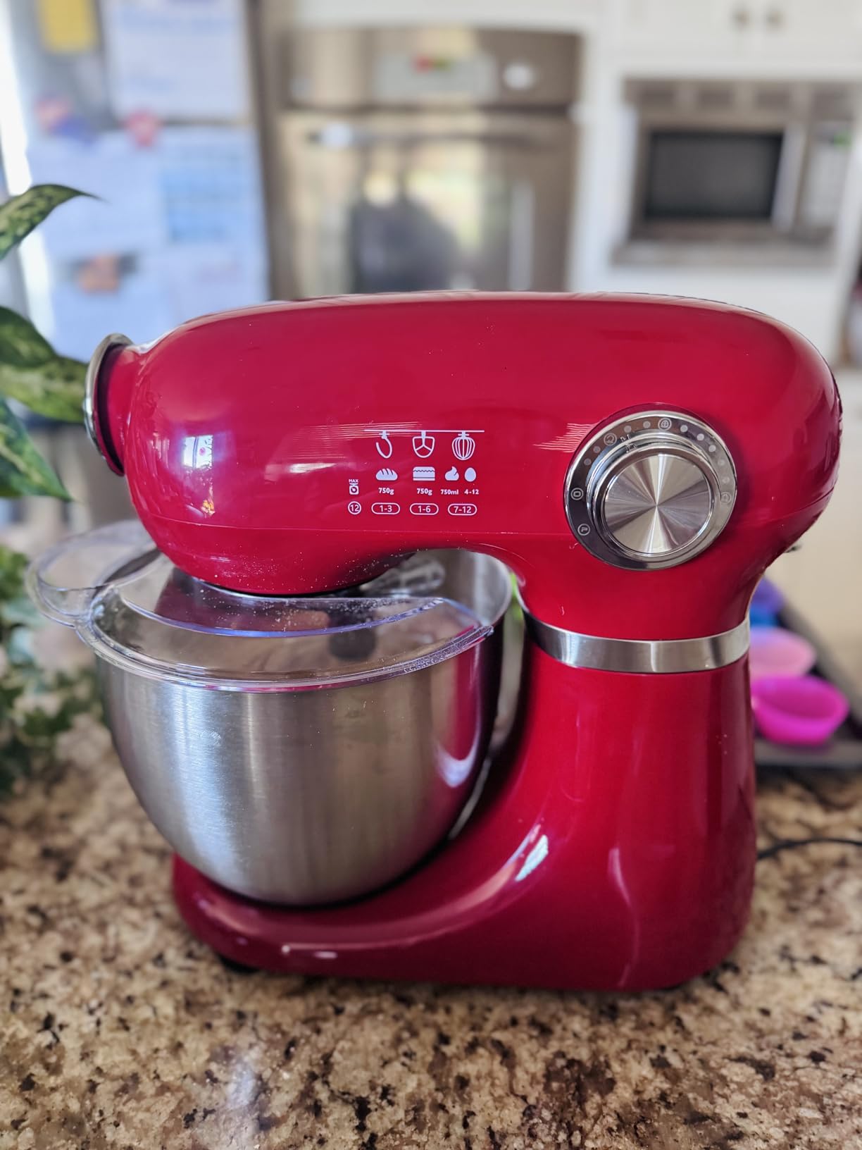 Electactic Stand Mixer With 12 Speed,5.3 Quart Electric Mixer With Tilt Head, Kitchen Mixer for Daily Use with Egg Whisk,Dough Hook,Flat Beater customer photo 2