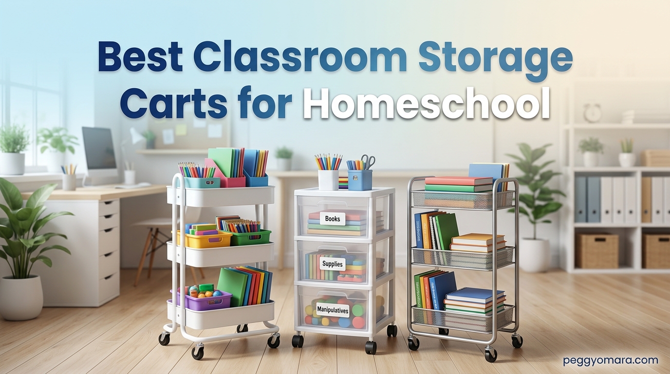 Best Classroom Storage Carts for Homeschool