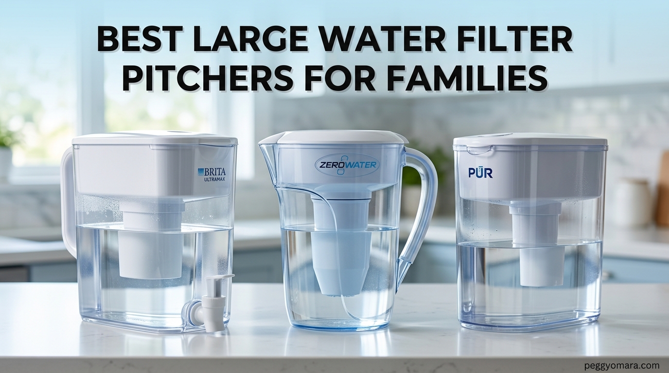 Best Large Water Filter Pitchers for Families