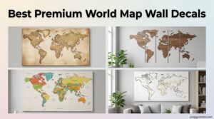 Best Premium World Map Wall Decals