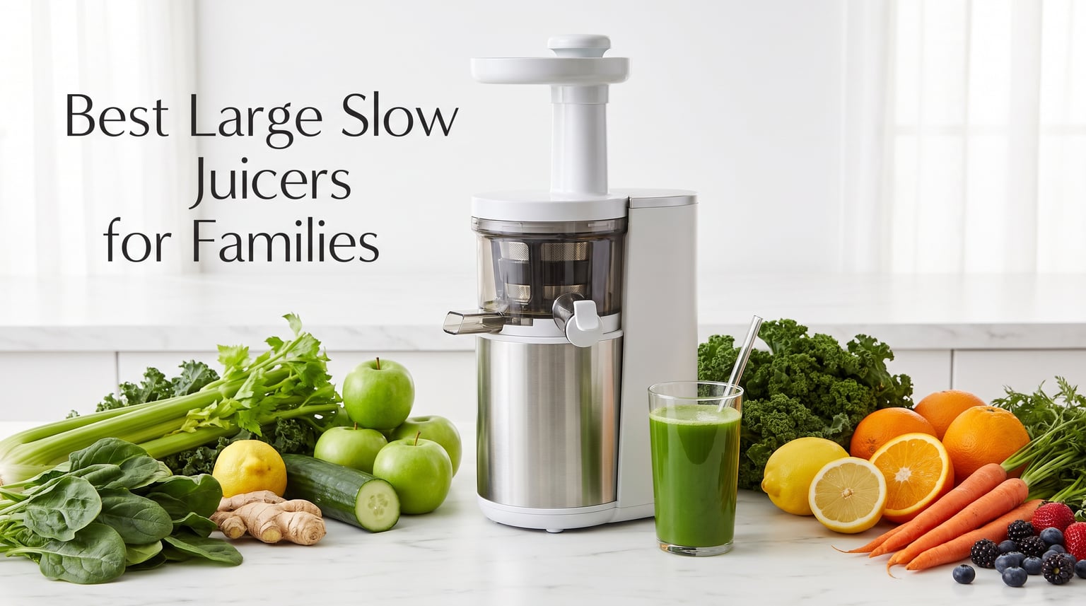 Best Large Slow Juicers for Families