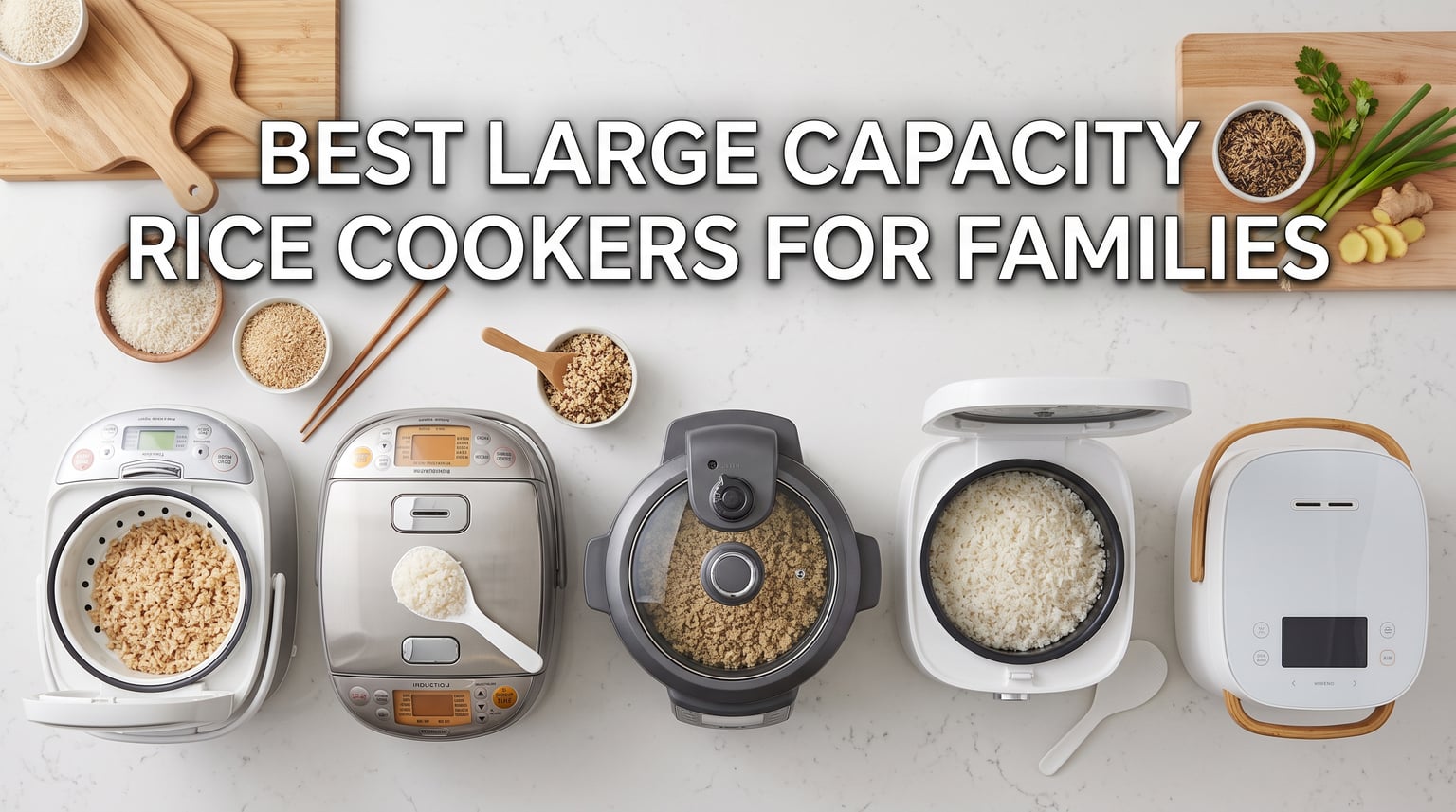 Best Large Capacity Rice Cookers for Families