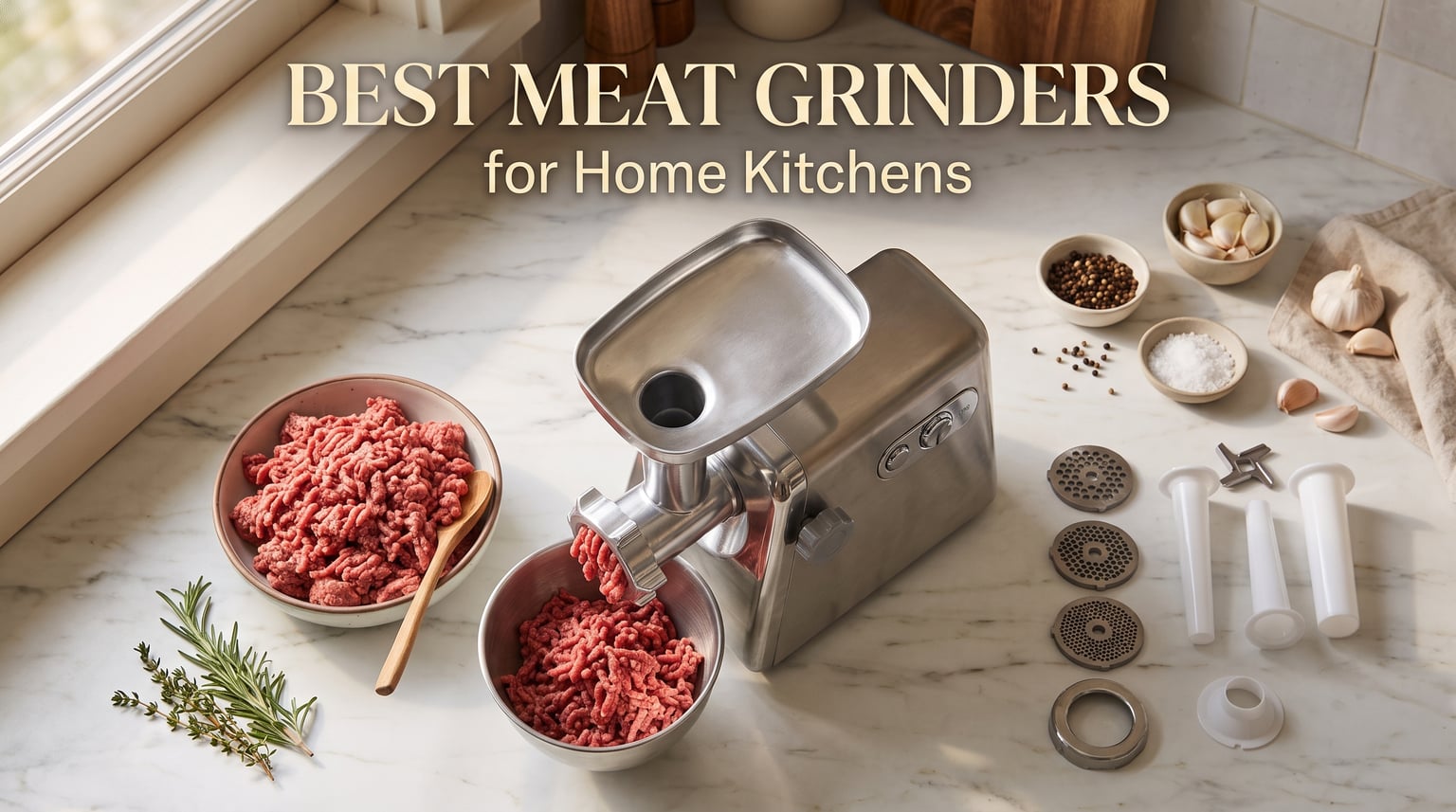 best meat grinders for home kitchens