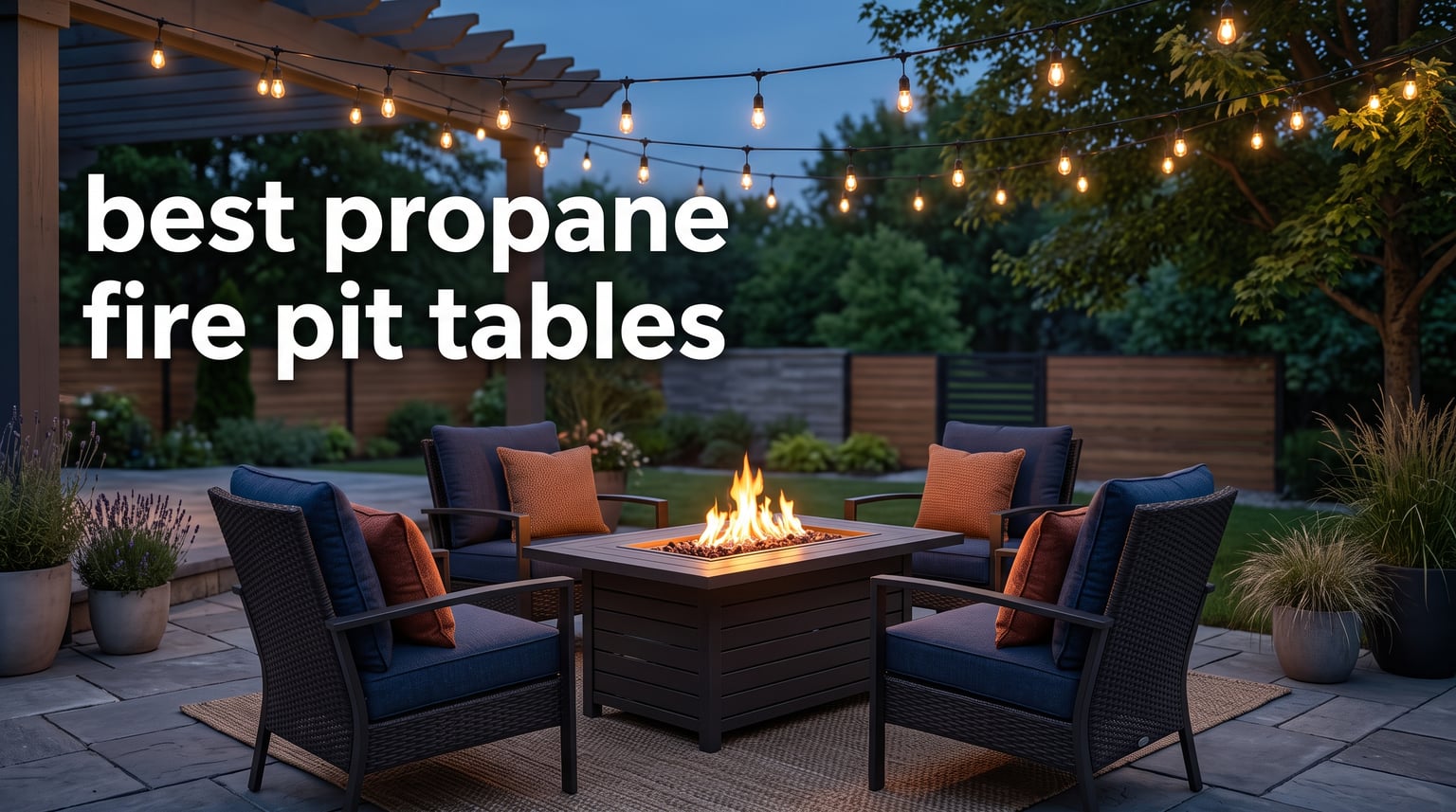 best propane fire pit tables