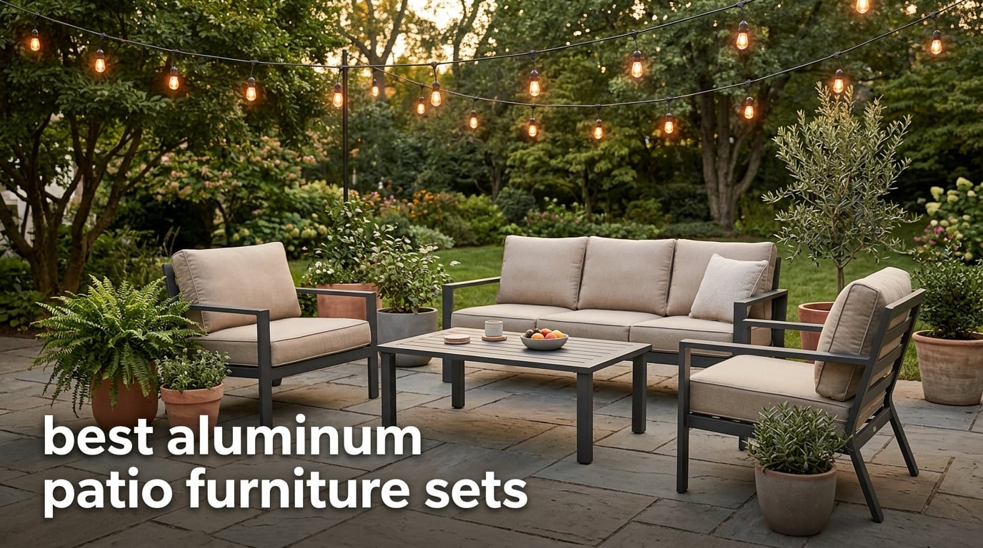 best aluminum patio furniture sets