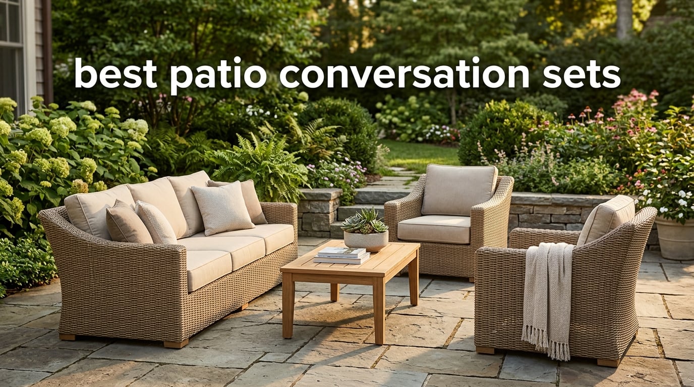best patio conversation sets