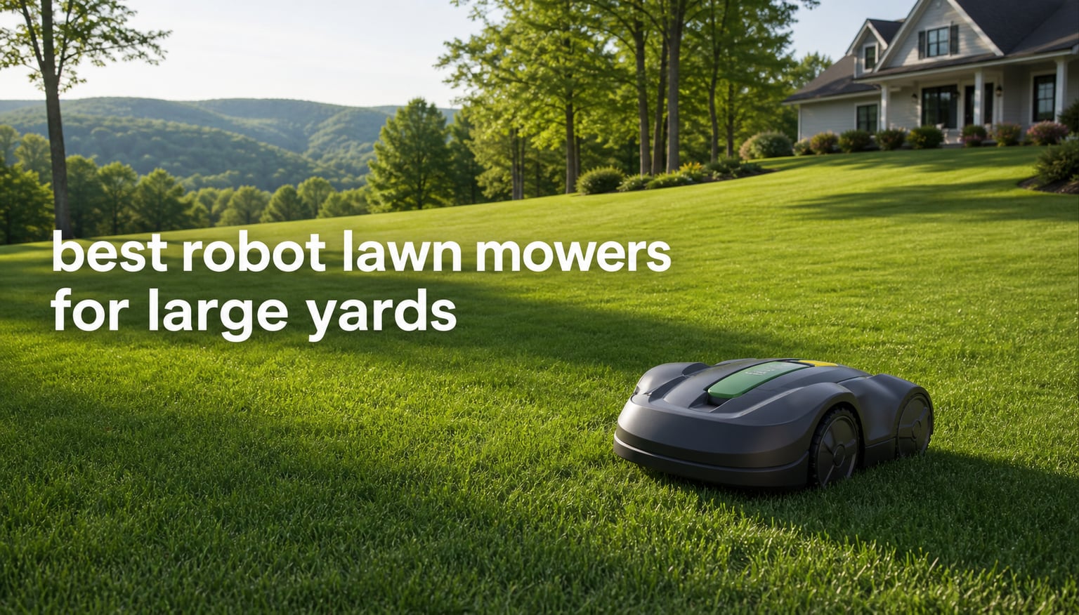 best robot lawn mowers for large yards