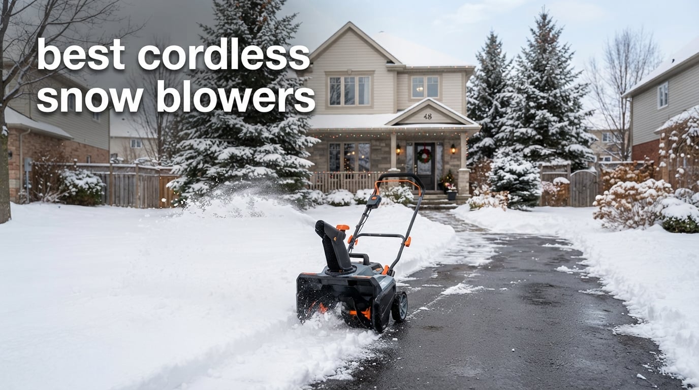 best cordless snow blowers