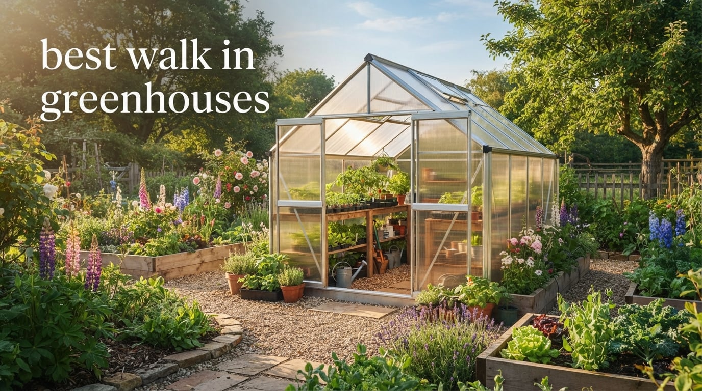 best walk in greenhouses