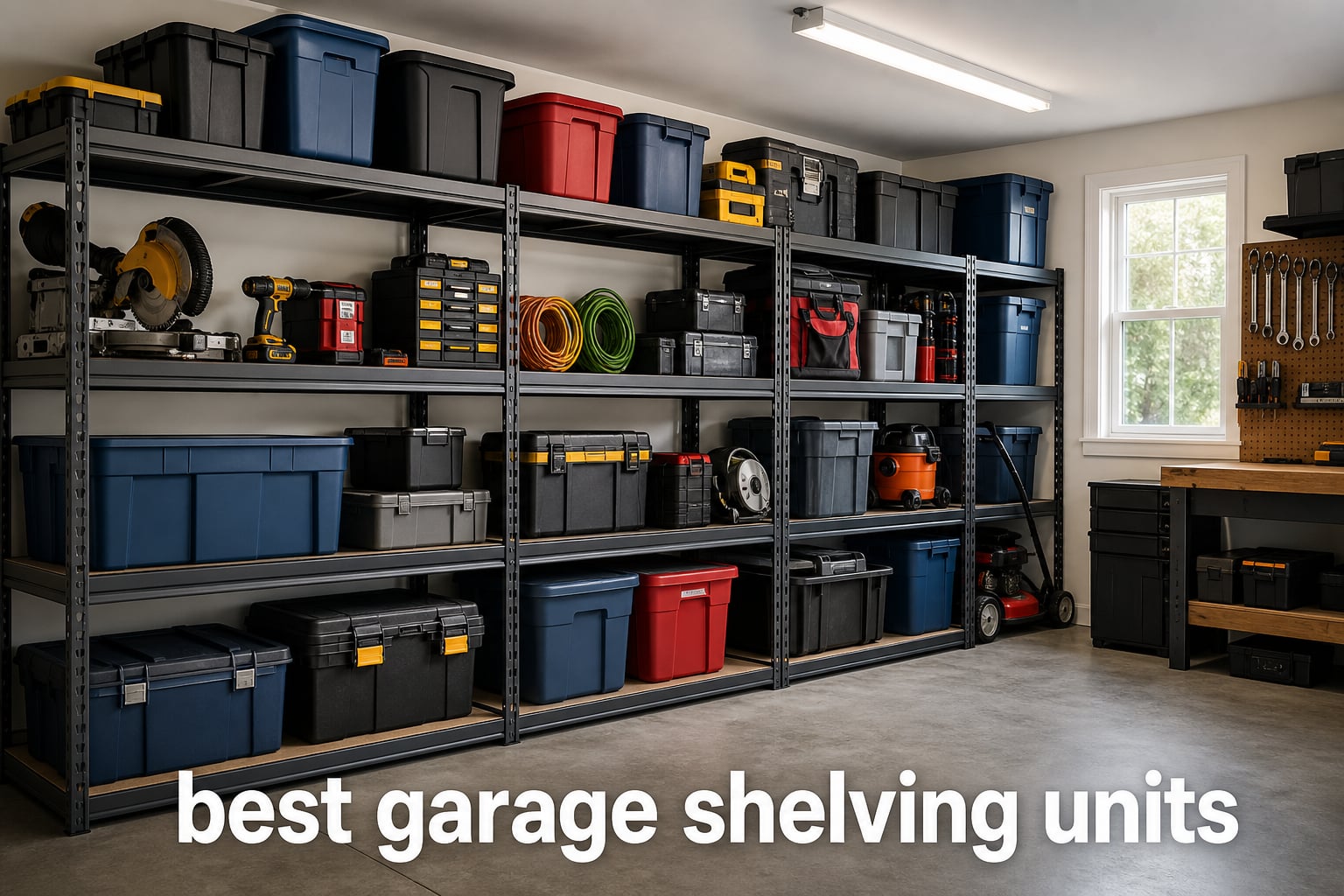 best garage shelving units
