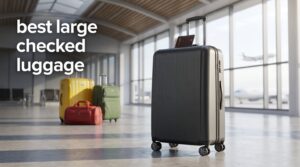 best large checked luggage