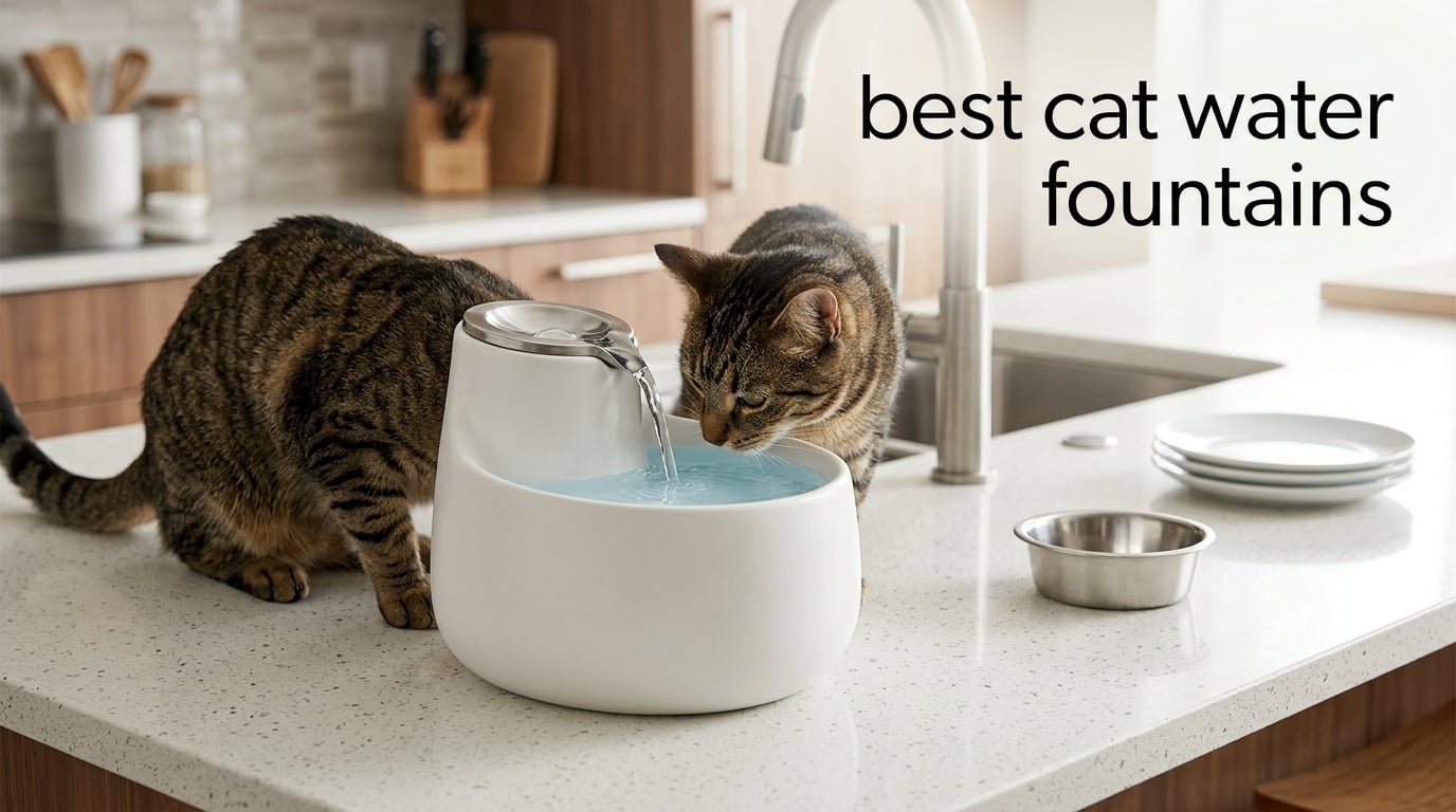 best cat water fountains
