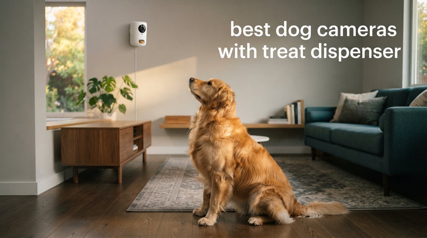 best dog cameras with treat dispenser