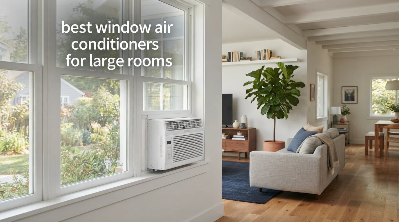 best window air conditioners for large rooms