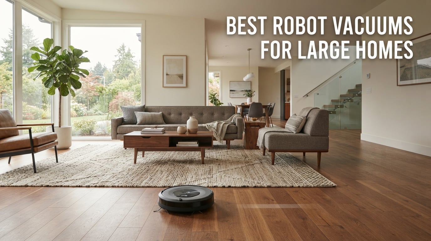 best robot vacuums for large homes