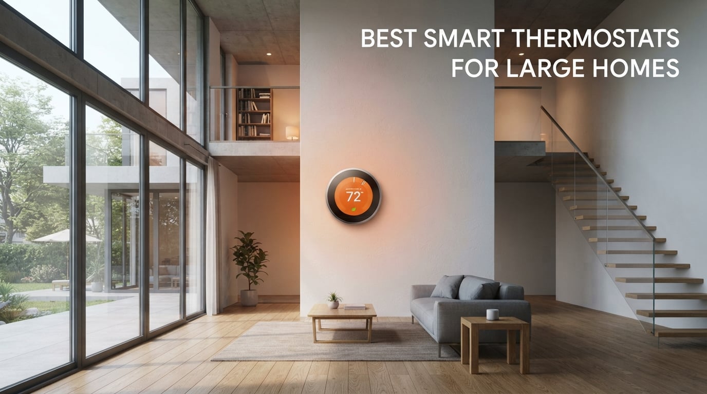 best smart thermostats for large homes