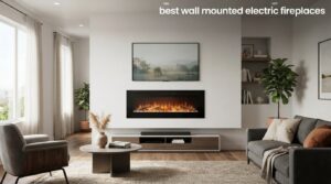 best wall mounted electric fireplaces
