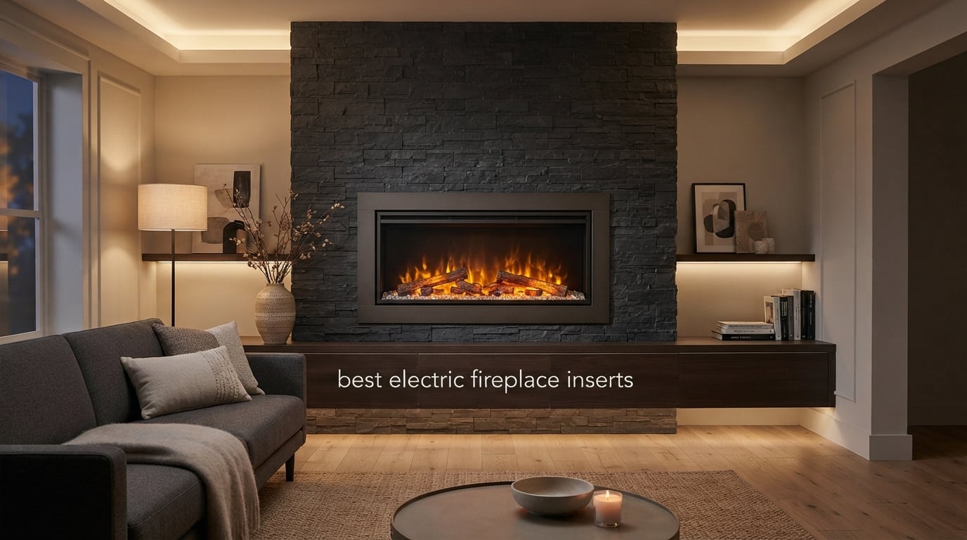 best electric fireplace inserts