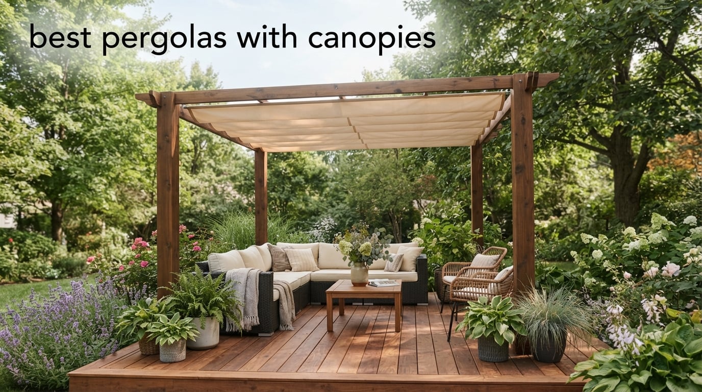 best pergolas with canopies