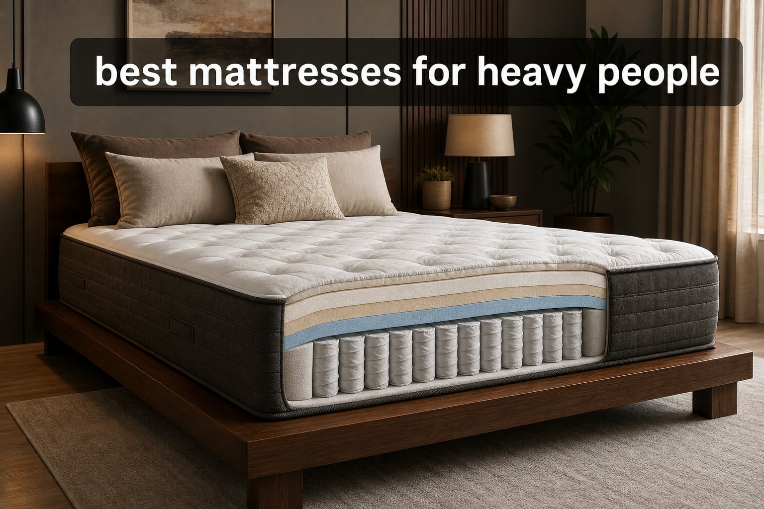 best mattresses for heavy people