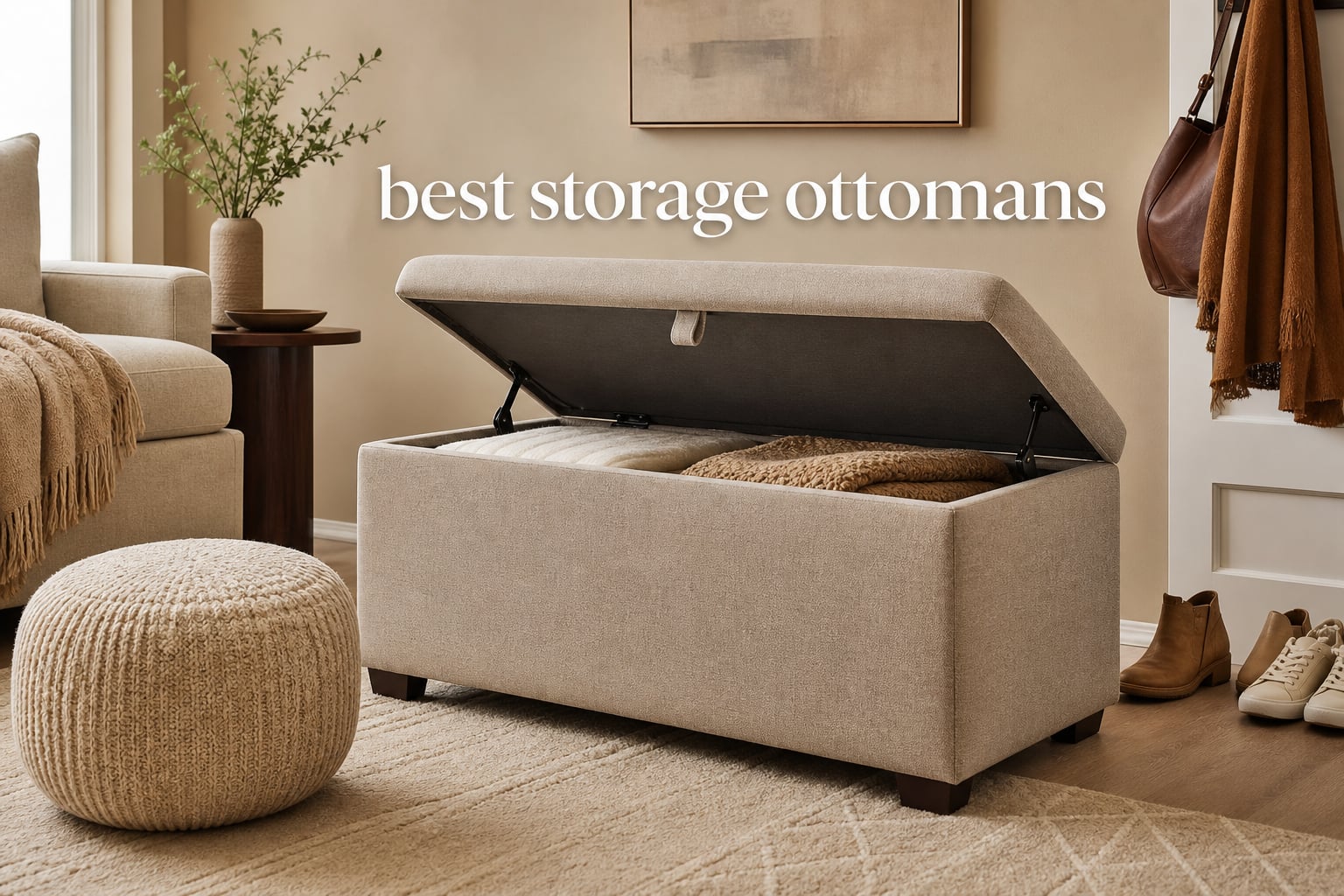 best storage ottomans