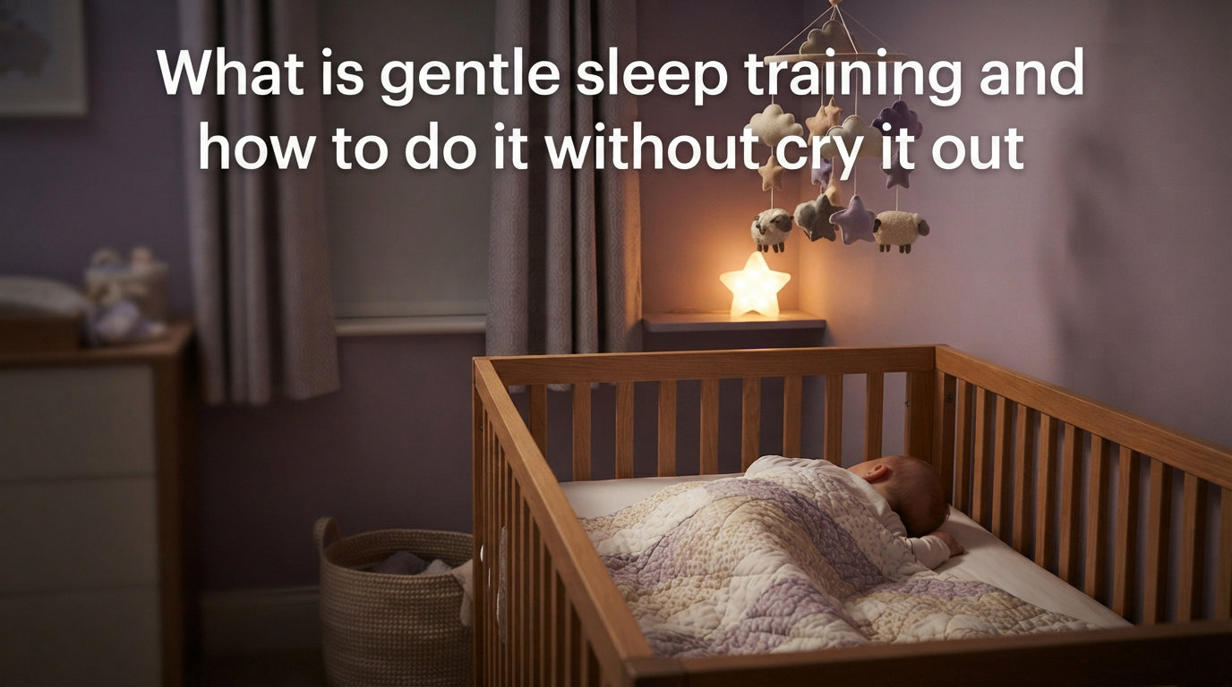 What is gentle sleep training and how to do it without cry it out