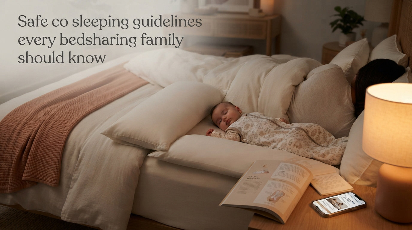 Safe co sleeping guidelines every bedsharing family should know
