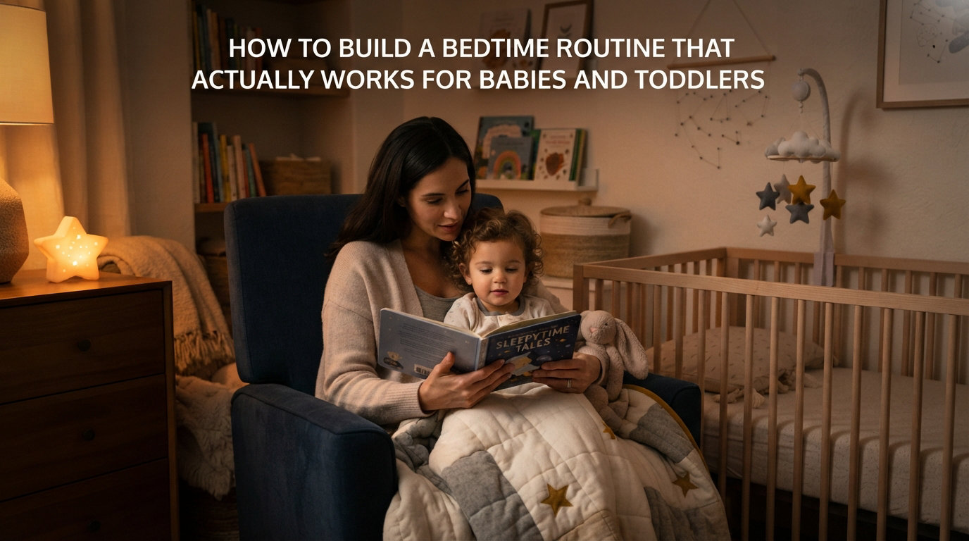 How to build a bedtime routine that actually works for babies and toddlers