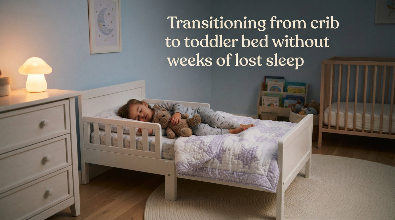 Transitioning from crib to toddler bed without weeks of lost sleep