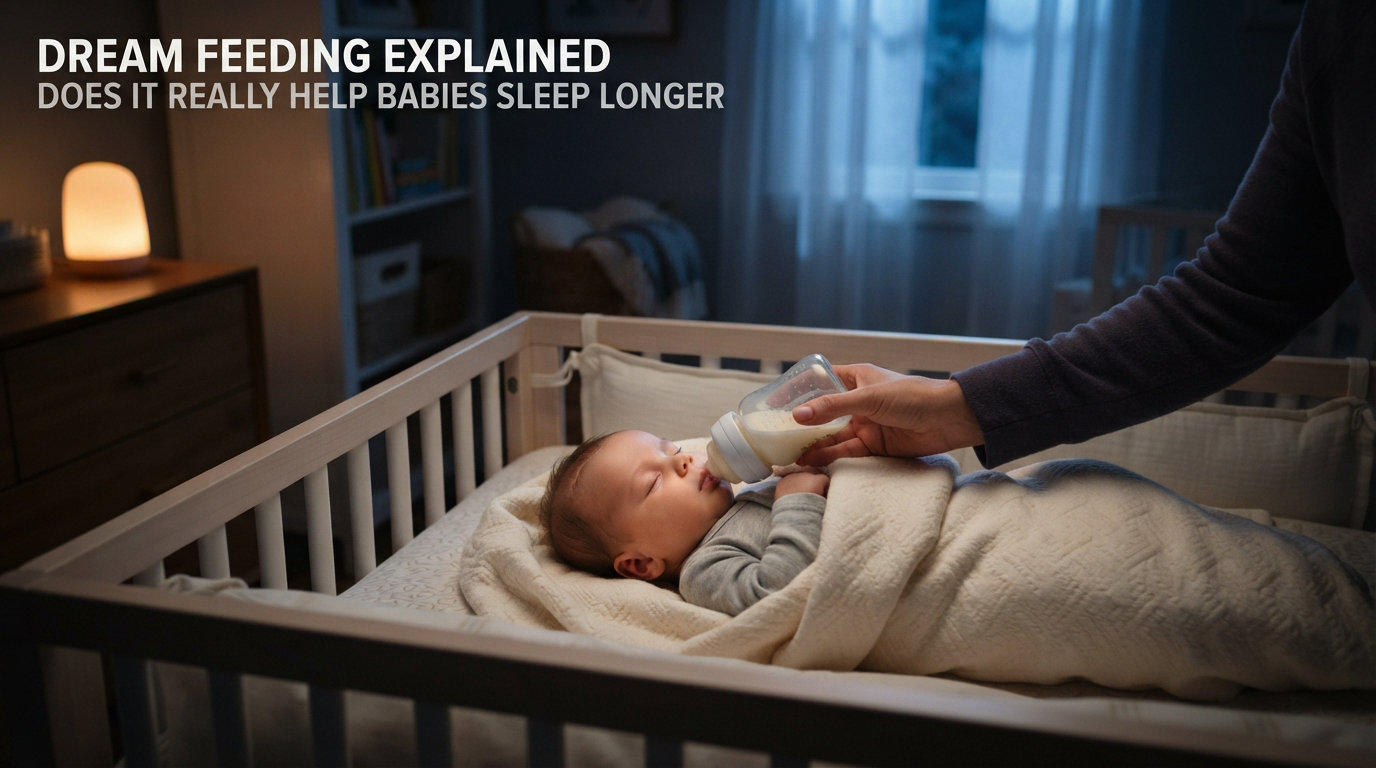Dream feeding explained does it really help babies sleep longer