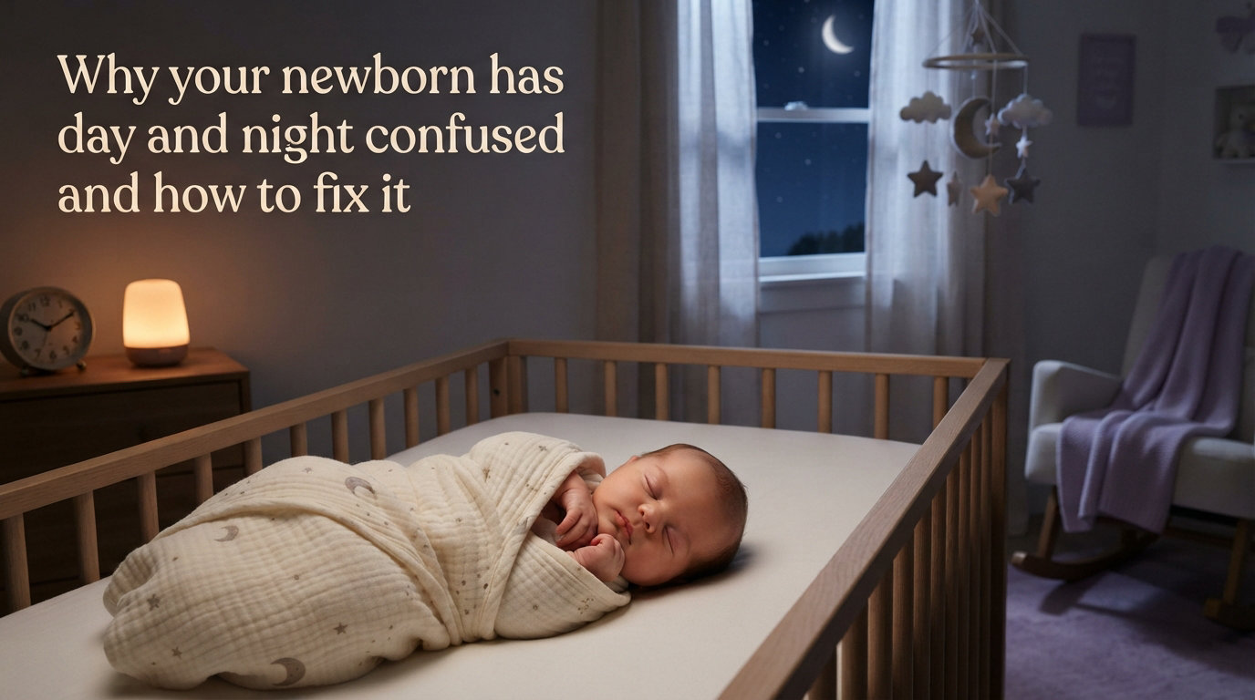 Why your newborn has day and night confused and how to fix it