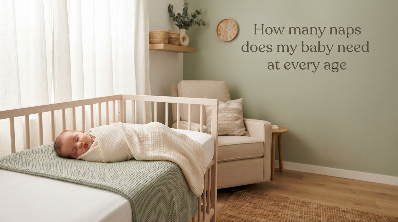 How many naps does my baby need at every age